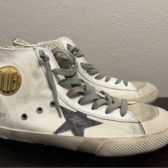 Golden Goose canvas high top sneakers - Picture 7 of 7